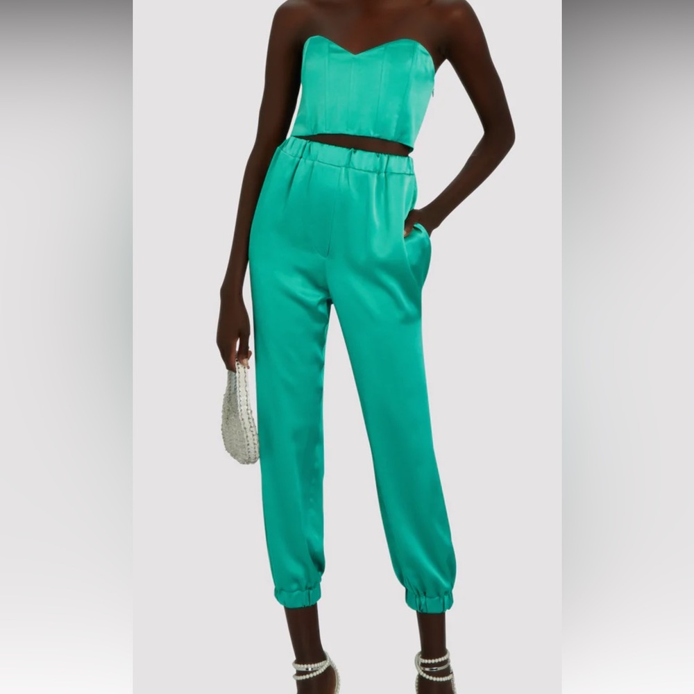 Backgrounde NYC Chrissie Silk Bustier Top